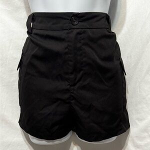 SHEIN Black Flap Pocket Cargo Shorts Medium/6